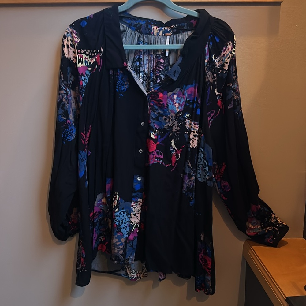 Free People Meadow Lark Button Down Tunic - Picture 2 of 3